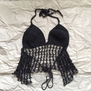 crochet bathing suit top